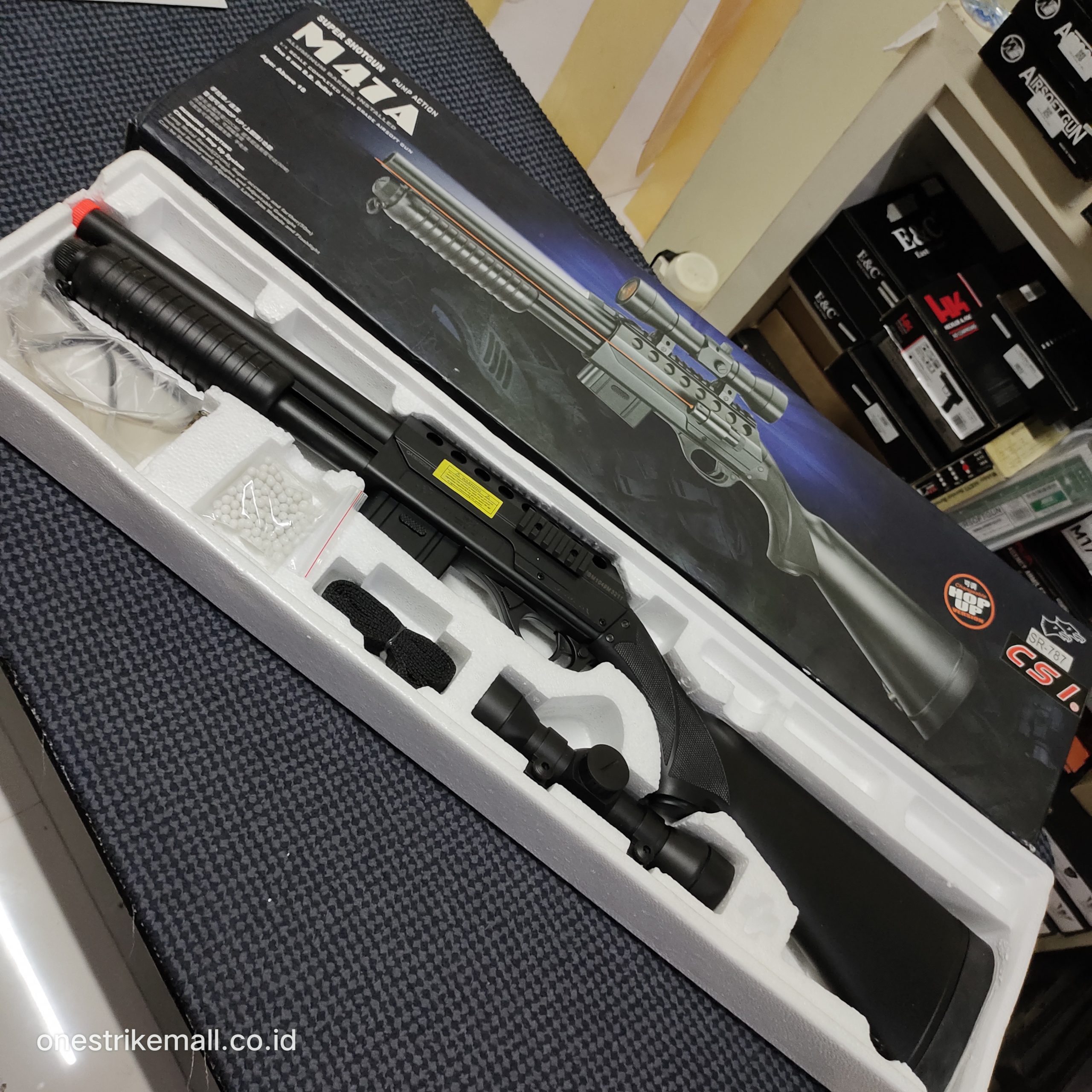 Double Eagle M47 Airsoft Shotgun w/ Detachable Magazine (Model Full