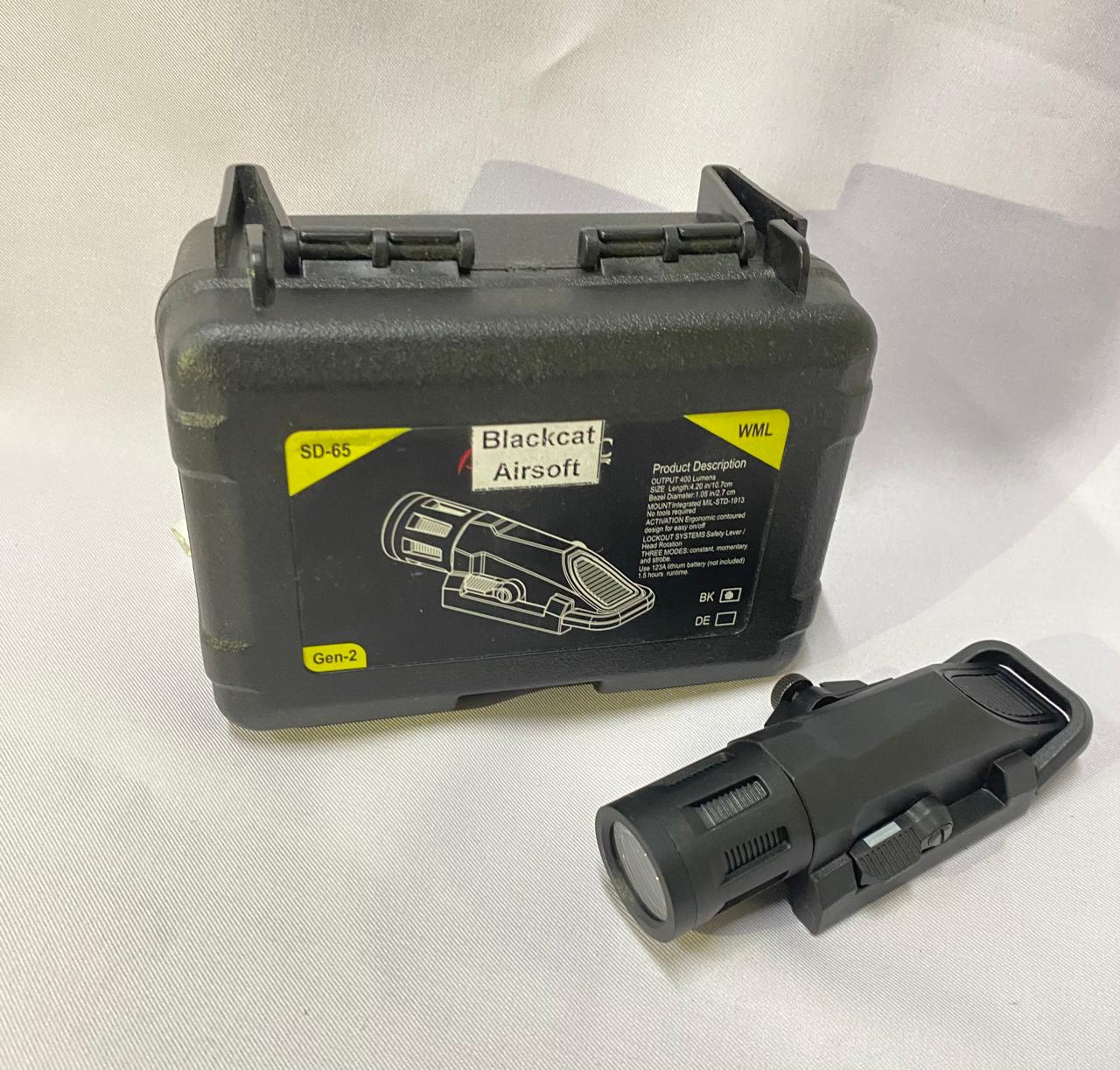 Blackcat Airsoft WML Ultra-Compact Weapon Light (Short) – Black