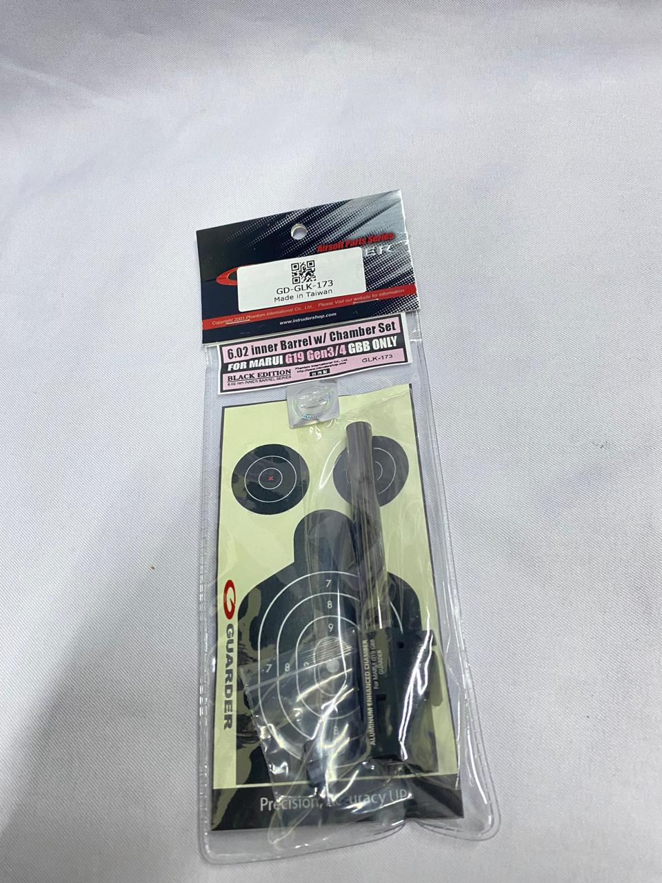 GUARDER 6.02 Inner Barrel with Chamber Set for Marui G19 Gen3 Gen4 GBB Airsoft