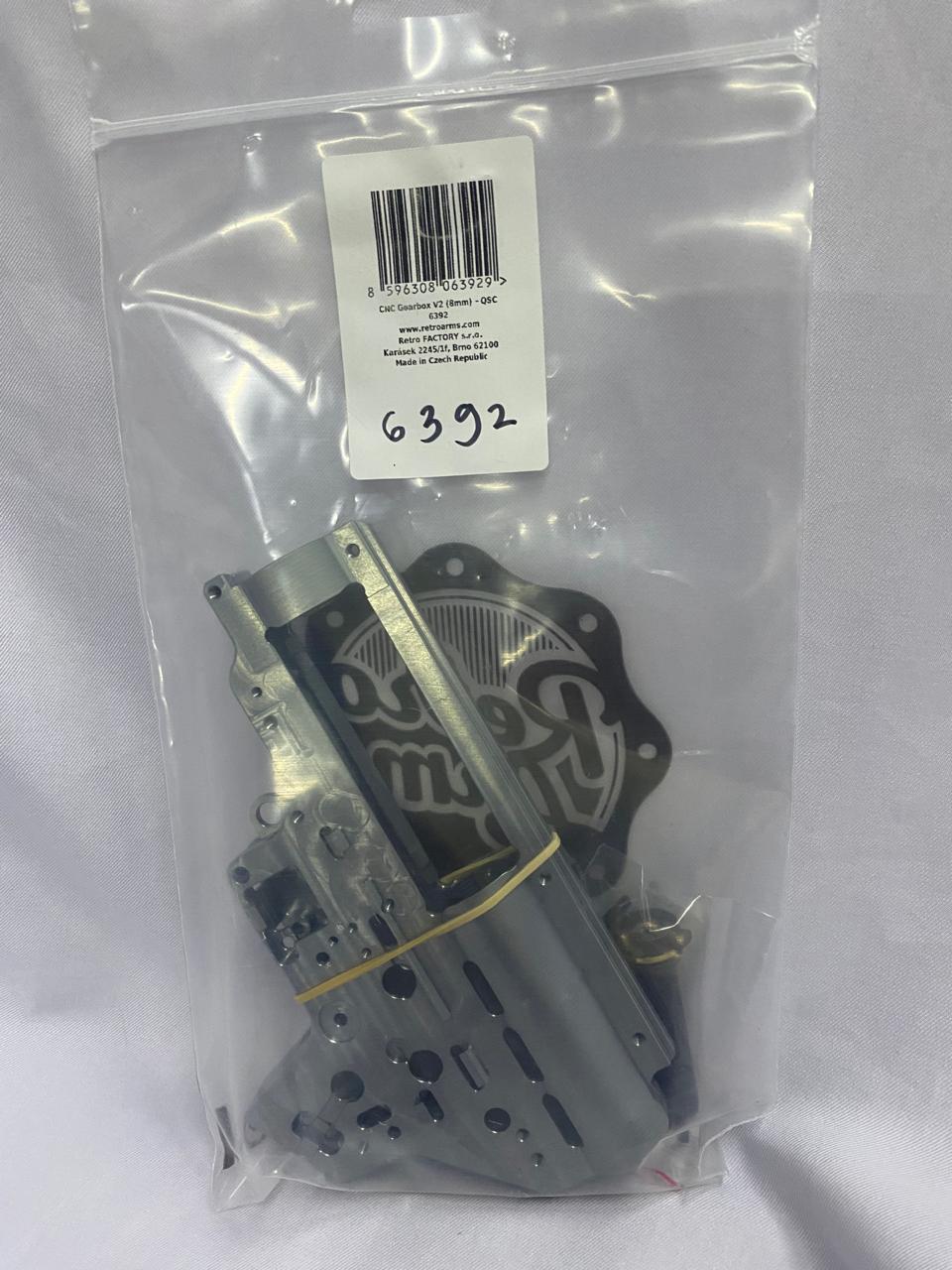 Retro Arms CNC Gearbox V2 (8mm) – QSC – Silver (6392 silver)